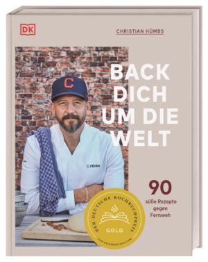 Ausgezeichnet mit dem Deutschen Kochbuchpreis 2021 in der Kategorie Backen Ein süßer Roadtrip mit dem vielfach ausgezeichneten Patissier Christian Hümbs Patissier und TV-Liebling Christian Hümbs hat in seinem neuen Backbuch Kuchenrezepte, Backideen und süße Trends aus aller Welt vereint. Kommen Sie mit auf eine verführerische Geschmacksreise um den Erdball. In jedem Rezept gibt Hümbs Einblicke in global gesammelte Inspirationen und macht allen Bäcker*innen Lust mit einzutauchen: Hier gibt es beliebte Klassiker, zuckrig-feine Gebäck-Kreationen und fantasievoll-exotische Torten zum Nachbacken. Backideen von allen Kontinenten Manche Kuchenrezepte lassen sich schnell und einfach backen, andere Leckereien sind außergewöhnlich raffiniert und etwas anspruchsvoller. Dazu gehören nicht nur österreichische Mohnstriezel oder saftige Brownies, sondern auch niederländische Oliebollen oder russische Milchmädchentorte. Die Rezepte sind geografisch sortiert und in gewohnt gekonnter Manier, aber dennoch einfach und verständlich nachzubacken. Die Tipps und Kniffe von Christian Hümbs sorgen für gelungene Backergebnisse. Notizseiten am Ende des Buches bieten Platz für Gedanken und Anmerkungen der ganz persönlichen Backreise.- Internationales Gebäck neu interpretiert: Der Konditor Hümbs hat sich von landestypischen Klassikern zu neuen Ideen inspirieren lassen und verleiht jedem Gebäck seine ganz persönliche Note. - Kreative Tipps und Tricks: Welche Komponenten schmecken gut zusammen und woher kommt die Inspiration hinter den Backideen? Interessantes Hintergrundwissen lässt das Backen zum kreativen Vergnügen werden. - Den Backtrends auf der Spur: Begeben Sie sich auf eine Reise um den Erdball in 90 Rezepten, lassen Sie Ihren Gaumen neue Geschmackskombinationen kennenlernen und in Erinnerungen an vergangene Urlaubsreisen schwelgen.Unternehmen Sie eine ganz besonders süße Reise! Patissier Christian Hümbs stellt in seinem neuen Backbuch 90 verführerisch süße Backideen aus aller Welt vor.