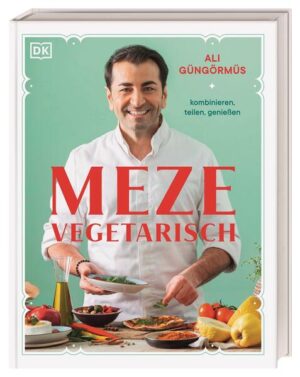 Meze ist mehr als eine Vorspeise - es ist ein Lebensgefühl! Bei Meze geht es darum gemeinsam zu genießen, zu teilen und zu kombinieren. Fernsehkoch und Meze-Profi Ali Güngörmüs verrät in diesem Kochbuch seine raffiniertesten vegetarischen Gerichte aus der orientalischen Meze-Küche. - Über 90 Rezepte: vom selbst gebackenen Fladenbrot über wunderbare Aufstriche, Dips, Cremes und frische Salate bis hin zu lecker gefüllten Täschchen, köstlichen Gemüsegerichten und sogar Desserts - Essen zum Teilen mit unkomplizierten Rezepten: egal ob für 1, 2, 5 oder 10 Personen - Stimmungsvolle Bilder und verständliche Anleitungen machen das Nachkochen einfach und garantieren unvergleichlichen Genuss! Bei Meze ist geteilter Genuss doppelter Genuss Rezepte wie Pogaca mit Schafskäse-Petersilienfüllung, Kichererbsen-Kokos-Suppe, Orientalische Bowl oder Karottenstampf mit Dukkah und Minze wecken im neuen Kochbuch von Ali Güngörmüs die Lust auf unkomplizierten vegetarischen Genuss, bei dem es einem an nichts fehlt. Alle Meze-Rezepte von Ali Güngörmüs haben das gewisse Etwas - ein besonderes Gewürz, eine außergewöhnliche Kombination oder einfach ein besonders leckeres Grundprodukt. Innovativ und modern aber auch traditionell - das Spektrum der vegetarischen Rezepte bedient jedes Bedürfnis. Und zu diesem besonderen Geschmackserlebnis gehört das gemeinsame Genießen einfach dazu! Gemeinsam genießen, teilen und kombinieren - mehr als 90 Rezepte aus der vegetarischen Meze-Küche von Starkoch Ali Güngörmüs! TV-Koch und Bestsellerautor Steffen Henssler über Meze Vegatarisch: „In diesem vegetarischen Meze-Buch zeigt Ali Güngörmüs mit einfachen Gerichten, wofür die Kulinarik steht: Genuss, Geselligkeit und Top-Abende mit gutem Essen.“