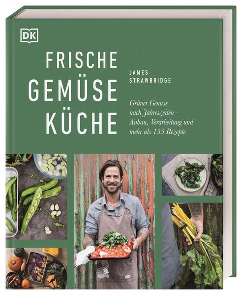 Vegetarisches Kochbuch für saisonale Küche Mit frischem Gemüse durchs ganze Jahr! Mit diesem charmanten Gemüse-Kochbuch begleitet Nachhaltigkeitsexperte James Strawbridge durch die vier Jahreszeiten. Über 135 Rezepte zeigen, wie Sie Gemüse entsprechend der Saison zubereiten, lagern und in köstliche vegetarische Gerichte verwandeln. Von Spargel und Artischocken bis hin zu Fenchel und Knollensellerie - Sie erfahren, wie aus nahezu jeder Gemüsesorte das beste an Geschmack herausgeholt werden kann. Vegetarisch kochen nach den Jahreszeiten Kochen und essen im Einklang mit der Natur - Gemüsekoch und Selbstversorger-Experte James Strawbridge zeigt, wie es geht und dabei die Verschwendung auf ein Minimum reduziert wird. Er erklärt nicht nur die einzigartigen Eigenschaften jeder Gemüsesorte sondern auch wie sie saisongerecht angebaut, optimal verwendet, zu schmackhaften Gerichten verarbeitet oder auch konserviert werden kann. • Über 135 saisonale Gemüse-Rezepte: Ob wärmendes Fenchelgratin für ein gemütliches Herbstabendessen, Birnen-Walnuss-Kuchen im Winter oder ein spritziger Gurkenschalen-Gin für laue Sommerabende - dieses kreativen vegetarischen Rezepte präsentieren die gesamte Bandbreite und Verwendungsvielfalt von Gemüse. • Über 60 Gemüsesorten: Von der Artischocke bis zur Zucchini - der bekannte Koch und Selbstversorger James Strawbridge zeigt in stimmungsvollen Abbildungen und ausführlichen Erklärungen, wie Sie mit verschiedenem Gemüse rund ums ganze Jahr optimal gärtnern, ernten und kochen. • Praktische Nachhaltigkeits- & Selbstversorger-Tipps: Sie erfahren, wie Sie möglichst nachhaltig anbauen und kochen und dabei möglichst wenig verschwenden. Ganz nach der Zero-Waste-Philosophie des Autors gibt es dazu hilfreiche Ideen zum Einmachen und Aufbewahren. Schöpfen Sie das volle Potenzial aus Ihrer Gemüsekiste! Der ultimative Leitfaden von James Strawbridge für eine nachhaltige, ressourcenschonende und außergewöhnlich leckere Gemüseküche.