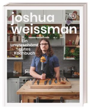 Populäre Küchenklassiker von Kochgenie Joshua Weissman Kochen mit Originalität und Humor! Das ist das Markenzeichen des kulinarischen Superstars Joshua Weissman. In seinem US-Bestseller läutet er mit über 100 trendigen Rezepten die Revolution des Kochens ein: Von French Toast über Grilled Cheese Sandwich und Caesar Salad bis zur perfekten Spaghetti Carbonara. In ausführlichen Anleitungen zeigt er außerdem, wie typische Basics wie z.B. Mozzarella, Brot oder Pasta in wenigen Schritten einfach selbst gemacht werden. Beliebte internationale Gerichte für kulinarische Freigeister Für den leidenschaftlichen Profikoch Joshua Weissman ist Kochen eine expressive Kunstform! Mit viel Ideenreichtum und unterhaltsamen Charme schwingt er seinen Kochlöffel wie ein Künstler seinen Pinsel. Dabei gibt es für ihn keine Regeln, denn er folgt einfach seiner kulinarischen Intuition. Wie sehr sich seine künstlerische Freiheit am Ende bezahlt macht, belegen unzählige trendige Favoriten wie z.B. Fisch-Tacos, Egg Benedicts oder feine Entenbrust. -Der US-Bestseller von Kochstar Joshua Weissman: Mit über 5,1 Millionen YouTube-Abonnenten und über 900.000 Followern auf Instagram ist Joshua einer der größten kulinarischen Namen weltweit. Seine innovative Trendküche können Fans zusammen mit seinem extravaganten Humor und seinen unterhaltsamen Anekdoten nun endlich auch in Deutschland in Buchform genießen. -Einfache Küchen-Basics zum Selbermachen: In detaillierten Anleitungen erklärt er Schritt für Schritt wie grundlegende "Küchenklassiker" selbst hergestellt werden - wie z.B. Butter, Käse, Nussbutter oder eingelegtes Gemüse. -Das Best-Of der internationalen Trendküche: Von Parmesan-Hühnchen über Lachs in Parmesankruste bis hin zu Erdnussbutter-Cookies - mit über 100 köstlichen Trendgerichten begeistert Joshua die Fans auf aller Welt. Unverschämt gut kochen mit Joshua Weissman! Diese außergewöhnlichen Rezepte sorgen für kreative Abwechslung in Ihrer Küche.