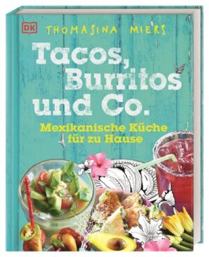 Authentische mexikanische Gerichte für zu Hause Eine Fiesta für die Sinne! Mexikoexpertin und Gastronomin Thomasina Miers verrät in ihrem Kochbuch die besten mexikanischen Rezepte, die das Land zu bieten hat. Ob Frühstücksburritos oder knusprige Garnelen-Taquitos mit pikanter Avocado-Salsa - über 70 abwechslungsreiche Köstlichkeiten beweisen was mexikanisches Essen zu bieten hat. Das spannende Hintergrundwissen der Autorin bringt zudem echtes Mexiko-Flair in die heimische Küche. Abwechslungsreiche mexikanische Küche einfach nachgekocht Thomasina Miers kam mit 18 nach Mexiko und verliebte sich Hals über Kopf in das Land voller Lebensfreude, Farben und Aromen. 200 Chilisorten, hunderte Maisarten, exotische Früchte, Wildkräuter und Gemüse inspirierten sie zu den außergewöhnlichen Rezeptkreationen in diesem mexikanischen Kochbuch. Die mexikanischen Gerichte verbinden nicht nur Leckeres mit mit vielen frischen und gesunden Zutaten, sondern sind auch einfach nachgekocht. Worauf warten Sie noch? Holen Sie sich die aromatische Vielfalt Mexikos nach Hause! - Über 70 mexikanische Gerichte: Von sommerfrischen Tacos mit Spinat und Feta über würzige Apfeltaschen und höllisch scharfe Chilinüsse bis zum erfrischenden Hibiskus-Margarita - diese mexikanischen Rezepte begeistern mit Aromenvielfalt und Originalität. - Simple Zutaten & schnelle Zubereitung: Einfache Rezeptbeschreibungen und in jedem Supermarkt erhältliche Zutaten bringen die mexikanische Küche im Handumdrehen auf den eigenen Esstisch. - Informatives Mexiko-Hintergrundwissen: Ob Erklärungen zu Zutaten und Esskultur oder reich bebilderte Impressionen und Beschreibungen von Land, Kultur und Leuten - die Autorin gibt authentische und atmosphärische Einblicke in die originelle mexikanische Küche. Mexikanisch kochen mit aromatischen und frischen Zutaten! Holen Sie sich mit diesem außergewöhnlichen Kochbuch das einzigartige, farbenfrohe und spritzige Mexiko-Feeling nach Hause.