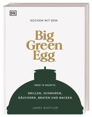 Grillen, Rösten, Schmoren, Backen: Mit dem grundlegenden Rezeptbuch zum Big Green Egg! Das Big Green Egg ist von Zubereitungsformen aus der ganzen Welt inspiriert und setzt der Kreativität keine Grenzen. Heute ein rustikales Steak, morgen pikant aromatische Paella, übermorgen ein prickelndes Tandoori Gericht: Das Big Green Egg ist Holzkohlegrill, Dutch Oven, Plancha und japanischer Kamado in einem. Dieses Kochbuch führt in die Techniken ein und stellt über 70 Rezepte vor. Hauptsache draußen - Outdoor-Küche für jeden Anlass Von einfach und alltäglich bis besonders und festlich werden Fans von Outdoorcooking und solche, die es werden wollen, in diesem Kochbuch garantiert fündig. Es ist ein unverzichtbarer Begleiter für alle, die mit dem Big Green Egg in der kommenden Outdoor- und Grillsaison so richtig durchstarten wollen. Worauf gilt es beim Anheizen, Brennmaterial und verschiedenen Kochtechniken zu achten? Hilfreiche Informationen, anschauliche Illustrationen und zahlreiche Tipps bieten neben den vielseitigen Rezepten einen fundierten Überblick. Das grundlegende Kochbuch zum Highend-Grillgerät - Über 70 Rezepte liefern Gerichte für jeden Geschmack: vom Grillhuhn über Pizza bis hin zum Röstgemüseeintopf - Backen, Kochen, Garen, Grillen: all das geht mit den Rezepten in diesem Buch und dem Big Green Egg - Hilfreiche Illustrationen, Tipps und Expertenwissen, sowie Symbole zur Schwierigkeitsstufe liefern Anfänger*innen und Könnern fundierte Hilfestellung - Stimmungsvoll bebildert und hochwertig ausgestattet passt das Buch perfekt zum Lifestyle von The Big Green Egg Ein Gerät, unzählige Zubereitungsformen - dieses grundlegende Rezeptbuch zum Big Green Egg Grillgerät zeigt wie Sie die vielfältigsten Gerichte einfach zubereiten können.