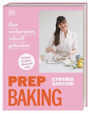 Mit Backqueen Cynthia Barcomi schnell mal was backen! Cynthia Barcomi revolutioniert die Art, wie wir backen: Mit dem Prinzip des Prep Bakings bereiten Sie Teige und Glasuren in Ruhe auf Vorrat zu, lagern sie im Kühlschrank oder in der Gefriertruhe, damit Sie backen können, was Sie wollen und wann Sie es wollen. Mit den über 70 erprobten Rezepten gelingen Kekse, Kuchen, Brote, Torten und sogar Sauerteig im Handumdrehen und Sie verwöhnen mühelos spontane Gäste und den eigenen Gaumen. Lust auf einen Back-Quickie? Hausgemachte Köstlichkeiten, wann immer Sie wollen Wer kennt das nicht? Spontan kommen gute Freund*innen vorbei oder plötzlich überfällt einen der große Cookie-Heißhunger. Cynthia Barcomi hat genau für solche Fälle die passende Backmethode entwickelt: mit frischen Teigrezepturen, die sich problemlos aufbewahren oder einfrieren lassen und schnellen Rezepten lässt sich jederzeit ratzfatz köstliches Gebäck zaubern. Die gefeierte TV-Backkönigin demonstriert gewohnt locker und lecker mit mehr als 70 feinen Backrezepten, wie das funktioniert! Von den Grundlagen des Backens über schnelle Kuchen, Cookies, Brote, Blitzblätterteig und Frostings sowie glutenfreie und vegane Rezepte lässt das Backbuch keine Wünsche offen. Genuss garantiert! Backmischung ade! - Öfter frisch backen ohne jedes Mal den Teig neu machen zu müssen - Mehr als 70 köstliche Rezepte für Cookies, Kleingebäck, Teige, Verzierungen und mehr - Köstliches in weniger als 20 Minuten, manches sogar in weniger als 10 Minuten - Alle Informationen und Rezepte farbenfroh und stimmungsvoll in Szene gesetzt - Tricks für den Alltag mit praktischen Ideen zum Prep Baking Gut vorbereitet, schnell gebacken - mit den raffinierten Rezepten von Cynthia Barcomi erfüllt im Nu der Duft köstlichen Gebäcks das Haus!