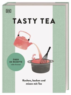 Tea Time - Das Buch zum Tee! Tee wird seit Jahrhunderten auf der ganzen Welt getrunken: sei es zur japanischen Teezeremonie oder bei der englischen Tea Time, als Schwarzer Tee, Kräutertee, argentinischer Mate, südafrikanischer Rooibos oder Ostfriesentee. Dieses einzigartige Standardwerk über zeitgemäßen Teegenuss mit Wissenswertem und Rezepten rund um das Aufgussgetränk macht aus Tee-Liebhaber*innen Expert*innen und überrascht mit über 80 innovativen Rezepten. Entdecken Sie die Vielfalt von Tee! Tee beruhigt, belebt, heilt, stärkt - und kann eine Wohltat für Körper und Seele sein. Und das nicht nur in der Tasse: Bringen Sie mit dem Handbuch Ihr Tee-Know-how auf den neuesten Stand und lernen Sie alles über unterschiedliche Teesorten, ihre Zubereitungstechniken und Wirkungsweisen. Anschließend wird Sie Tee in mehr als 80 Rezepten für Getränke, Leckereien für die Tea Time oder zum Brunch, für Hauptgerichte und Desserts als Aroma und Gewürz kreativ überraschen. Das erste Buch, das Tee als aromatische Zutat beim Kochen, Backen und Getränkemixen zelebriert -Wissenswertes zu unterschiedlichen Teesorten von Schwarztee über Kräutertee und Grünen Tee bis hin zu Rooibos und Früchtetee und die dazugehörigen Zubereitungstechniken -Mehr als 80 Genussrezepte für Getränke, Snacks zu Brunch und Tea Time, Hauptgerichte und Desserts -Internationale Trendrezepte, die sich flexibel variieren lassen: mit Fisch oder Fleisch, vegetarisch oder vegan So genießt man Tee heute: Das einzigartige Standardwerk zum Teegenuss stellt Tee als aromatische Zutat beim Kochen und für vielseitige Getränke für jeden Anlass vor.