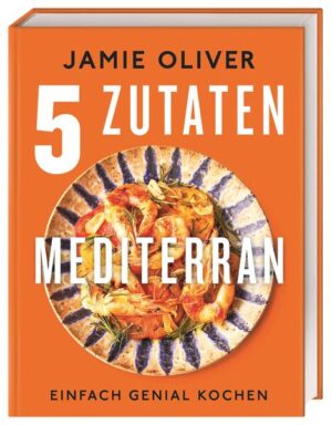 Jamie Olivers brandneues 5-Zutaten-Kochbuch 5 Zutaten mediterran bringt alles mit, was Fans an seinem Kochbuch-Bestseller Jamies 5-Zutaten-Küche am meisten lieben - aber mit dem einzigartigen “Va-va-voom” mediterraner Aromen, die Jamie auf seinen lebenslangen Reisen rund um das Mittelmeer entdeckt hat. Über 125 leckere, leicht nachkochbare und stressfreie Rezepte machen das tägliche Kochen zum Erlebnis - und bringen ganz nebenbei sonniges Mittelmeerflair in die Küche. Auf diese Weise entstehen fantastische Gerichte, ganz ohne lange Zutatenlisten, chaotische Einkaufszettel oder riesige Abwaschberge. Das Beste: 65 % aller Rezepte sind fleischfrei oder fleischreduziert und dabei voll im Geschmack. In Kapiteln wie Salate, Suppen und Eintöpfe, Pasta, Gemüse, Kuchen und Gebäck, Meeresfrüchte, Fisch, Hähnchen und Ente, Fleisch und Süßes ist garantiert für jeden Tag der Woche und für jede Gelegenheit etwas dabei. Ein kleiner Vorgeschmack: - Zart-rauchige Aubergine - Großartige Garnelen & Bohnen - Pikantes Ratatouille-Risotto - Gebrutzelter Tintenfisch - Insel-Salat - Würziges Steak & knusprige Kartoffeln - Einfacher Feigenkuchen - Jools' Schokoladenträume Ein Fest mediterraner Aromen und Zutaten - schnelle und einfache Rezepte für eine spannende, abwechslungsreiche Alltagsküche.