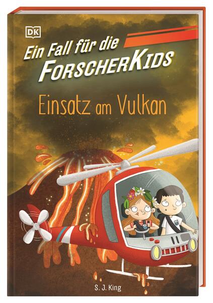 Auf zum großen Vulkan! Die Forscher- Kids auf geheimer Mission Ein Fall für Gesteins- Experten Cheng: Ein Vulkan bricht aus und bringt Menschen in Gefahr. Cheng und Tier- Expertin Lea ist sofort klar, dass ihre Hilfe gebraucht wird. Doch plötzlich sind ihre neuen Freunde verschwunden und der Vulkan spuckt jeden Moment Lava. Eine turbulente Rettungsmission mit dem Hubschrauber beginnt. Wenn bloß der dunkle Rauch nicht wäre … Leseabenteuer mit den Forscher- Kids ein fesselnder Mix aus Action, Magie und Sachwissen. Ein starkes Team für knifflige Fälle Sie retten Natur und Tiere, lösen mysteriöse Rätsel und reisen sogar ins All: Die Forscher- Kids sind ein superstarkes Team! Sie kommen aus der ganzen Welt und jedes Kind ist Expert*in für ein spezielles Wissensgebiet, von Astronomie und Geschichte über Ozeane bis zu Dinosauriern. Wenn die geheime Forscherzentrale ruft, sind die Kids sofort zur Stelle und schon startet eine neue aufregende Mission • Abenteuer und mehr: Spannende Geschichten mit coolen Held*innen, aufregenden Schauplätzen, interessantem Wissen und einer Extra- Portion Magie für Jungen und Mädchen ab 7 Jahren • Pro Band eine abgeschlossene Geschichte: In diesem Abenteuer führen Vulkan- Forscher Cheng und Tier- Expertin Lea einen riskanten Rettungseinsatz an einem Lava speienden Vulkan aus • Lieblingsthemen spannend verpackt: Von Tierschutz über Umwelt und Klimawandel bis zu Zeitreisen und Raumfahrt alles, was Kinder interessiert und ihnen Spaß macht • Ideal zum Selbstlesen durch große Schrift, kurze Kapitel und dazu passenden Illustrationen Macht Lust aufs Lesen Schon Kinder ab 7 Jahren tauchen mühelos in die Abenteuergeschichten ein. Auf den Text abgestimmte Illustrationen auf jeder Doppelseite machen es leicht, den Abenteuern zu folgen. Bei jeder Mission werden interessante Fakten kindgerecht vermittelt, zum Beispiel über Vulkankrater und Lava, das Weltall oder Wale und andere Meerestiere. Auch aktuelle Themen wie Klimawandel, Umweltverschmutzung oder Tierschutz spielen eine Rolle. Die Forscher- Notizen am Ende jeder Geschichte informieren jeweils zum Thema, ein kleines Glossar erklärt schwierige Begriffe. Bei dieser Kinderbuch- Reihe kommt alles zusammen, was Kinder lieben: Abenteuer, Magie und superinteressantes Wissen. Die Forscher- Kids auf geheimer Mission zum großen Vulkan. Abenteuer, Magie und Sachwissen fesselnd gemixt macht Kindern ab 7 Jahren so richtig Lust aufs Lesen Dieses Buch ist bei Antolin verfügbar.