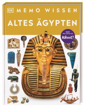 Auf ins alte Ägypten! Rund um Mumien, Pyramiden und Götter gibt es jede Menge spannende Fakten zu entdecken: Wie haben die Menschen früher am Nil gelebt? Und was ist das Geheimnis der Sphinx? Mit über 300 Abbildungen und kurzen, aber detailreichen Texten macht dieses Kinderbuch aus Fans ab 8 Jahren echte Expert*innen. Quizfragen auf der beliebten Lernplattform kahoot! helfen spielerisch dabei, neues Wissen zu festigen. Faktenreiche Entdeckungsreise in die Zeit der Pharaonen • Altersgerecht, leicht verständlich und unterhaltsam erfahren Kinder ab 8 Jahren alles über ihr Lieblingsthema • Detailreiches Expert*innen-Wissen sorgt für Aha-Erlebnisse: Vom berühmten Tal der Könige über die Schreibkunst bis hin zu alltäglichen Themen wie Kleidung, Essen und Musik • Einzigartig visuelle Wissensvermittlung: Über 300 Fotos und Abbildungen lassen junge Forscher*innen das alte Ägypten erkunden – perfekt für den Unterricht, für Referate oder Hausaufgaben • Mit kahoot! Quizfragen in jedem Band: spielbar zu Hause oder im Klassenzimmer • Die erfolgreichste Kindersachbuchreihe der Welt – komplett aktualisiert und im neuen Look Mit memo Wissen in Lieblingsthemen abtauchen Wusstest du, dass es 70 Tage dauerte, bis ein Körper vollständig mumifiziert und bereit für die Reise ins Jenseits war? Ob das alte Ägypten, der Klimawandel, Dinosaurier oder Fußball – die Sachbuchreihe memo Wissen liefert Kindern ab 8 Jahren mit spannenden Details, tollen Fotos und coolen Infografiken die Antworten auf all ihre Fragen. Ein praktischer Nachschlageteil mit Chroniken, Weblinks und Museumstipps macht Lust, noch tiefer in das Thema einzusteigen. Und mit den kahoot! Quizfragen macht es Spaß, das neue Wissen direkt auf der bekannten Lernplattform unter Beweis zu stellen. So wird Lernen zum Erlebnis! Eine aufregende Zeitreise zu Pharaonen, Pyramiden und Hieroglyphen: Mit diesem Band der beliebten memo Wissen-Reihe werden neugierige Kinder ab 8 Jahren zu echten Expert*innen für das alte Ägypten. Dieses Buch ist Teil der Bestseller-Reihe memo Wissen. Dieses Buch ist bei Antolin verfügbar.