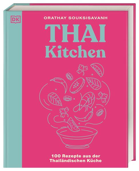 Einfach, aromatisch, Thai! • 100 beliebte thailändische Rezepte - authentisch & lecker • Thai Curry, Pad Thai & Som Tam: alle Klassiker der thailändischen Küche in einem Kochbuch • Thai-Feeling pur dank stimmungsvoller Food-Fotografie • Für Koch-Neulinge geeignet: mit bebilderten Schritt-für-Schritt-Anleitungen Echtes Thailand-Flair für zu Hause: 100 Gerichte aus der beliebten Thai-Küche Bei thailändischen All-Time-Favorites wie Thai Curry, Papaya-Salat und scharfer Tom Ka Ghai oder aromatischen Street-Food-Gerichten wie Pad Thai und Wok-Nudeln kommt das Urlaubsfeeling direkt auf den Teller! Ob Salate, Dips, Currys, Suppen, Hauptgerichte oder Desserts: Die 100 Thai-Rezepte decken die gesamte Bandbreite der bunten Thai-Küche ab. Einfach und anschaulich aufbereitet - mit Schritt-für-Schritt-Anleitungen zu besonderen Zubereitungstechniken sowie hilfreichen Zusatzinfos zu landestypischen Zutaten. So geht thailändisch Kochen! Ein kulinarischer Thailand-Kurztrip: „Thai Kitchen“ liefert authentische Rezepte mit echtem Thai-Feeling!