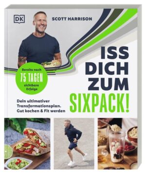 In nur 75 Tagen zur Bestform deines Lebens! • Ganzheitlicher Fitness- und Ernährungsplan zum Abnehmen und für nachhaltigen Muskelaufbau • Sichtbare Erfolge erzielen - in jedem Alter • Mit 85 Alltagsrezepten und 11 Home-Workouts für jeden Tag • Scott Harrisons erfolgreiches Transformations-Programm „The Six Pack Revolution“ Sixpacks werden in der Küche gemacht Schluss mit Kalorienzählen und Blitz-Diäten zum vermeintlich schnellen Abnehmen: Fitness- und Ernährungsexperte Scott Harrison gibt dir mit seinem internationalen Erfolgsprogramm „The Six Pack Revolution“ das perfekte Rüstzeug an die Hand, um in 75 Tagen deine Ess- und Fitnessgewohnheiten grundlegend zu verändern, Selbstvertrauen zu gewinnen und die beste Form deines Lebens zu erreichen! 85 ausgewogene Rezepte, die auf optimale Ernährung und Geschmack ausgerichtet sind, sowie 11 unkomplizierte Home-Workouts für jeden Tag bilden die Basis, um dein Gewicht nachhaltig zu reduzieren und Muskeln aufzubauen. Sowohl die Rezepte als auch die Sporteinheiten lassen sich einfach an deine individuelle Ernährungsform und dein Fitness-Level anpassen. Dein ultimativer Transformationsplan, um in 75 Tagen in Topform zu kommen.