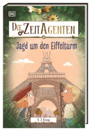 Action-geladene Zeitreise zum Bau des Eiffelturms • Geschichte trifft Fantasy: mit den Zeit-Agenten zu historischen Schauplätzen reisen • Spannende Abenteuergeschichte kombiniert mit geschichtlichen Fakten • Lesespaß und -förderung mit vielen Schwarz-Weiß-Illustrationen und interaktiven Extras wie Sachseiten, Quiz und Glossar Reise durch die Zeit: Mit den Zeit-Agenten wird Geschichte erlebbar Wenn die Uhren rückwärts laufen, wissen die Zeit-Agenten: Ein neues Abenteuer ruft! In dieser fesselnden Kinderbuch-Reihe begleiten Erstleser*innen ab 7 Jahren die Zeit-Agenten zu den bedeutendsten Momenten der Geschichte. Mit Mut und Geschick müssen die acht Kinder die fiesen Pläne von Bösewicht Mora durchkreuzen, der quer durch alle Jahrhunderte für Chaos sorgt. Jede Reise bietet Grundschulkindern faszinierendes Geschichtswissen und ein actionreiches Katz-und-Maus-Spiel zwischen den Zeit-Agenten und Mora – unterstützt durch Illustrationen, ein Glossar, das schwierige Begriff einfach erklärt, und ein Quiz, um gelerntes Wissen zu checken. In diesem spannenden Buch zum Lesen-Üben ist der Bau des Pariser Eiffelturms in Gefahr: Kaum steht der halbe Turm, fehlt von den Bauplänen jede Spur! Jetzt liegt es an den Zeit-Agenten Hannah und Alex, die Lage zu retten und den Lauf der Zeit zu bewahren. Eine wilde Verfolgungsjagd über die Weltausstellung von 1889 beginnt! Begleitet die mutigen Zeit-Agenten auf ihren abenteuerlichen Zeitreisen zu den wichtigsten Ereignissen der Geschichte! Dieser Band ist Teil der Reihe „Die Zeit-Agenten“. Jeder Band ist in sich abgeschlossen, sodass sie in beliebiger Reihenfolge gelesen werden und die Kinder ihre Lieblingsthemen auswählen können.