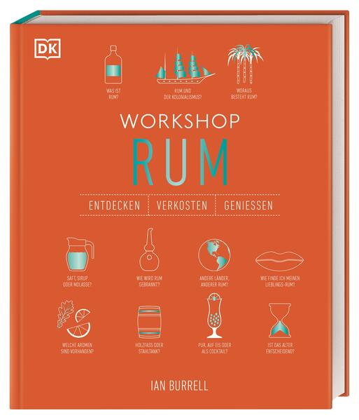 Das ultimative Rum-Buch für Anfänger*innen & Fortgeschrittene • Leicht verständlich und unterhaltsam: Der perfekte Einstieg in die Welt des Rums • Step-by-Step zum Kenner: Mit ausführlichen Verkostungsnotizen • Alles über die Trendspirituose: Geschichte, Destillation, Aromen und Cocktailrezepte • Umfangreiches Wissen und praktische Tipps: Was verrät das Etikett über den Rum? Welchen Einfluss hat das Glas? Wie verkostet man Rum am besten? Der Geschmack der Karibik Mojito, Cuba Libre oder Mai Tai - Mixgetränke-Fans kommen an Rum nicht vorbei! Doch Rum ist nicht gleich Rum: Wer kennt zum Beispiel den Unterschied zwischen jamaikanischem und kubanischem Rum? Der renommierte Experte Ian Burrell, der weltweit einzige Rum-Botschafter, gibt in diesem Handbuch einen unterhaltsamen und informativen Einblick in die Welt des Zuckerrohrschnaps: Von seiner Geschichte über die Herstellung und Geschmacksrichtungen bis hin zu Geschmacksporträts von 100 Rum-Sorten. Ausführliche Verkostungstipps und Rezepte für legendäre Drinks wie Piña Colada oder Hurricane machen das Buch zu einer unverzichtbaren Lektüre für alle Liebhaber*innen der weitgereisten Spirituose! Alles Wissenswerte, von Tastings über die Geschichte bis zu Rezepten, im ultimativen Handbuch für Rum-Fans und alle, die es werden wollen! Dieses Buch ist Teil der Reihe „Entdecken.Verkosten.Genießen“, in der bereits die Bände “Workshop Gin”, “Workshop Whisky”, “Workshop Wein” und “Workshop Bier” erschienen sind.