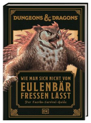 Der ultimative Survival-Guide für alle Dungeons & Dragons Fans! • Der erste umfassende Reiseführer für den D&D Kontinent Faerûn • Erfahrungsbericht eines kundigen Reisenden mit praktischen Überlebenstipps • Detaillierte Illustrationen der wichtigsten Orte und Kreaturen • Originelles Geschenk für alle Fans des erfolgreichsten Rollenspiels der Welt Offizielles Dungeons & Dragons Handbuch – gewürzt mit ganz viel D&D Humor! Wie überlebst du die Begegnung mit einem Drachen? Was musst du bei einer Expedition ins Unterreich beachten? Und wie entkommst du einem gefräßigen Eulenbären? Dieser ultimative D&D Guide sollte bei keiner Reise ins mystische Faerûn fehlen! Humorvoll und informativ erzählt der drachenblütige Ranger Falgriss von seinen Reiseerfahrungen in die Vergessenen Reiche und liefert dir wertvolle Survival-Tipps, wie Dos and Don'ts in Calimhafen, Schlemmen in Feywild oder praktische Ratschläge im Umgang mit Monstern und Gefahren. Untermalt durch beeindruckende Zeichnungen und detailreiche Skizzen, ist dieses D&D Buch ein unverzichtbarer Reisebegleiter für alle Dungeon Masters und Spieler*innen des legendären Rollenspiels, egal ob als Pen & Paper-, Videooder Brettspiel. Mit diesem unentbehrlichen Wegweiser endet dein D&D Abenteuer mit Ruhm und Ehre – und nicht im Magen eines gefräßigen Monsters!