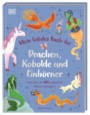 Einfach fantastisch: von Kobolden, Einhörnern und Wasserwesen Auf charmante und altersgerechte Weise erhalten Kinder ab 4 Jahren in diesem illustrierten Geschichtenbuch einen ersten Einblick in die Welt der magischen Wesen An Land, im Wasser und in der Luft: Über 100 lustige, gefährliche, charmante, listige und wunderschöne magische Wesen Farbenfroh gestaltete Seiten und wunderschöne Illustrationen erwecken die magischen Wesen zum Leben und sorgen für fantastische Stunden beim Vorlesen und Ansehen Magische Wesen aus aller Welt Fabelwesen und, fantastische Tiere begleiten uns Menschen seit jeher. Hier erwachen Helden und Schurken aus Sagen und Märchen aus verschiedenen Kulturen zum Leben und entfachen die Fantasie der Kinder. In farbenfrohen Porträts lernen sie 100 Fabelwesen aus aller Welt kennen. So erfahren Kinder ab 4 Jahren, welche magischen Fähigkeiten Einhörner, Trolle, Elfen & Co. besitzen. Mit kurzen Texten und liebevollen Illustrationen gibt dieses Buch den perfekten Einstieg in die magische Welt und eignet sich auch für die Kleinsten zum Vorlesen und Ansehen vor dem Schlafengehen. Einhörner, Drachen, Meerjungfrauen Kinder ab 4 Jahren entdecken die Welt der Fabelwesen. Das ist pure Magie!