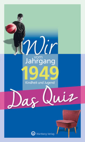 Unternehmen Sie anhand von 80 Quiz-Fragen (und Antworten) aus den Bereichen Alltag, Politik, Sport, Kultur und Wissenschaft eine unterhaltsame Zeitreise in Ihre Kindheit und Jugend. Jahrgang 1949 - wir sind in einer spannenden Zeit aufgewachsen. Gleichwohl sind viele Menschen, Dinge und Ereignisse, die in jenen Tagen die Welt bewegten, fast in Vergessenheit geraten. Denn wer weiß noch, wie die erste deutsche Jeans-Marke hieß oder wann Asterix und Obelix ihren Siegeszug in Deutschland antraten? Wer erinnert sich, wie hoch der Mindesturlaub in der Bundesrepublik Anfang der 60er war, in welchem Hamburger Club die Beatles ihr erstes Konzert gaben und was es mit „Plisch und Plum“ auf sich hatte?