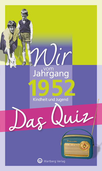 Spiel, Spaß und Wissenswertes - nicht nur für Jubilare! Ein pfiffiges Geschenk zum Geburtstag und die perfekte Ergänzung zum passenden Jahrgangsband! Unternehmen Sie anhand von 80 Quiz-Fragen aus den Themenbereichen Alltag, Politik, Sport, Kultur und Wissenschaft eine spannende Reise in Ihre Kindheit und Jugend! Erinnern Sie sich an alte Filme und Fernsehserien, die Sie gern gesehen haben, an Sportler, die Sie beeindruckten, an unvergessliche politische Ereignisse und Stars, für die Sie geschwärmt haben! Jahrgang 1952 - wir sind in einer spannenden Zeit aufgewachsen. Gleichwohl sind viele Menschen, Dinge und Ereignisse, die in jenen Tagen die Welt bewegten, fast in Vergessenheit geraten. Denn wer weiß noch, welches ausländische Staatsoberhaupt als erstes die Bundesrepublik besuchte und wann das Transistorradio auf den Markt kam? Wer erinnert sich, wann in der DDR die 5-Tage-Woche eingeführt wurde und wo das erste deutsch-deutsche Gipfeltreffen stattfand? Testen Sie in geselliger Runde mit Freunden und Verwandten Ihr Wissen und lassen Sie die Vergangenheit wieder aufleben. Prägnante und detaillierte Antworttexte, illustriert mit zeittypischen Bildern, liefern Ihnen neben der richtigen Lösung auch interessante Zusatzinformationen. Spaß und Unterhaltung sind garantiert!