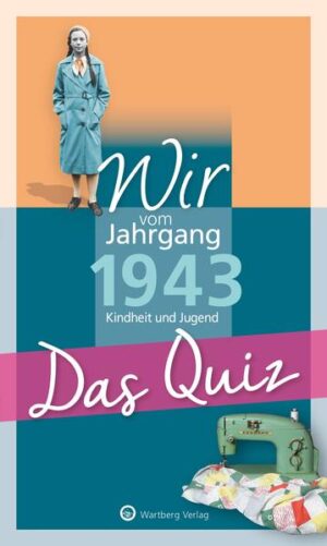 Spiel, Spaß und Wissenswertes - nicht nur für Jubilare! Ein pfiffiges Geburtstagsgeschenk zum runden Geburtstag und die perfekte Ergänzung zum passenden Jahrgangsband! Jahrgang 1943 - wir sind in einer spannenden Zeit aufgewachsen. Gleichwohl sind viele Menschen, Dinge und Ereignisse, die in jenen Tagen die Welt bewegten, fast in Vergessenheit geraten. Denn wer erinnert sich, aus welchem Film der Ausspruch „Nobody’s perfect“ stammt und was es mit den Pariser Verträgen auf sich hatte? Wer weiß noch, wie viele PS eine Isetta hatte und seit wann es Parkuhren gibt? Unternehmen Sie anhand von 80 Quiz- Fragen (und Antworten) aus den Bereichen Alltag, Politik, Sport, Kultur und Wissenschaft eine unterhaltsame Zeitreise in Ihre Kindheit und Jugend.