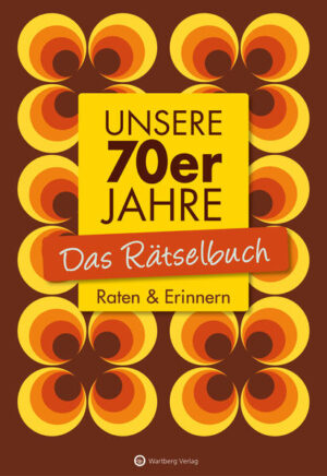 Eine unterhaltsame Zeitreise in ein rätselhaftes Jahrzehnt! Können Sie sich noch an die 70er-Jahre erinnern? Dann werden Ihnen sicherlich Themen wie Ölkrise und Watergate, RAF-Terror und Nahostkonflikt, Willy Brandts Rücktritt und der NATO-Doppelbeschluss, Fußballweltmeisterschaft und Bundesliga-Skandal in den Sinn kommen. Bestimmt haben Sie Der Weiße Hai oder Alien im Kino gesehen, legendäre Pop- und Rock-Konzerte miterlebt und Schlaghosen zu Plateauschuhen getragen. Die Haare wurden länger, die Röcke kürzer und die Muster auf Kleidern und Tapeten wilder. Wenn Sie sich gerne an die 70er zurückerinnern, haben Sie mit diesem Rätselbuch die richtige Unterhaltung zur Hand. Hier geht es mit Quizfragen, Kreuzwort-, Silben- und Bilderrätseln auf die Zeitreise der eigenen Erinnerungen. Willkommen in den 70er! · Spannender Zeitvertreib · Vielfältige Rätselformate wie Rebus, Quizfragen, Kreuzwort-, Silben- und Bilderrätsel · Kurze, informative Texte in den Aufgaben und Antworten · Hochwertiges, gut beschreibbares Papier · Handliches Format · Ansprechendes Layout · Originelle Geschenkidee