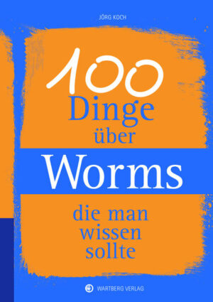 Kennen Sie schon den „roten Konrad“? Was ist eigentlich die „Autobahn des Mittelalters“? Wussten Sie, dass es in Worms ein leeres Museum gibt? Der Autor überrascht uns mit einem neuen Blick auf die vermeintlich vertraute Stadt. Das abwechslungsreiche Buch richtet sich an Kenner und Liebhaber Worms‘ und solche, die es werden wollen. Mit Insiderblick und feinem Händchen präsentiert Jörg Koch 100 Dinge, die man über Worms wissen sollte.