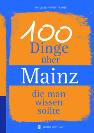 Wissen Sie, was der Fernseher des Mittelalters war? Was ist eigentlich der „Mainzer Strich“? Wussten Sie, dass es in Mainz den Heiligen Sankt Spuckes gibt? Die Autorin überrascht uns mit einem neuen Blick auf die vermeintlich vertraute Stadt. Das abwechslungsreiche Buch richtet sich an Mainz-Kenner und -Liebhaber und solche, die es werden wollen. Mit Insiderblick und feinem Händchen präsentiert Ursula Hoffmann-Kramer 100 Dinge, die man über Mainz wissen sollte.