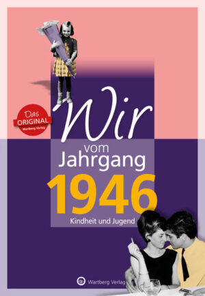 Aufgeregt und erwartungsvoll, so blickten wir damals in die Zukunft! Erinnern Sie sich mit uns an die ersten 18 Lebensjahre - an Ihre Kindheit und Jugend! Jahrgang 1946 - das bedeutete geboren in einer Zeit, die geprägt war vom Ärmel-hochkrempeln und Anpacken, von Improvisation und Genügsamkeit. Straßen, Höfe und Hütten waren die Schauplätze unserer Kindheit. Wir freuten uns über eine Puppe, ein Wiking-Auto oder ein gebrauchtes Fahrrad. Wir saßen staunend vor dem ersten Fernsehgerät, und wir bewunderten die schnittigen Autos auf den Straßen. Später begeisterten wir uns für Elvis und den Rock ‘n’ Roll und schlürften dazu Coca Cola. Von der ersten Auslandsreise träumten wir noch.