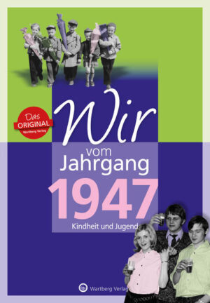 Erinnerungen verschenken! Aufgeregt und erwartungsvoll, so blickten wir damals in die Zukunft! Erinnern Sie sich mit uns an die ersten 18 Lebensjahre - an Ihre Kindheit und Jugend! Jahrgang 1947 - unsere Kindheit und Jugend fielen zusammen mit dem Wiederaufbau Deutschlands nach dem Krieg, mit der politischen Neuordnung der Welt, mit neuen Krisen und Kriegen. In den Jahren 1947 bis 1965 wurden aber auch die Weichen gestellt für die Welt von heute: Das Fernsehen hielt Einzug, das Auto machte die Massen mobil, Urlaubsreisen in fremde Länder erweiterten den Horizont, Raumfahrer strebten ins All. Wir Siebenundvierziger wurden Zeugen einer stürmischen Entwicklung. Begeistert erlebten wir den Aufbruch in die Moderne mit. ? Das Original: Die Bücher mit dem WIR-Gefühl! ? Geschrieben von Autorinnen und Autoren aus dem jeweiligen Jahrgang ? Das persönliche Geschenk zum 75. Geburtstag für Frauen und Männer ? Emotionale Geschichten und Erlebnisse mitten aus dem Alltag ? Mit vielen zeittypischen Fotos und Abbildungen ? Edle Verarbeitung: fadengeheftetes Hardcover, hochwertiges Papier ? attraktives handliches Buchformat: 17 x 24,5 cm, 64 Seiten Die Jahrgangsbände sind eine spannende Zeitreise und bieten viel Gesprächsstoff und Unterhaltung im Freundes- und Familienkreis.