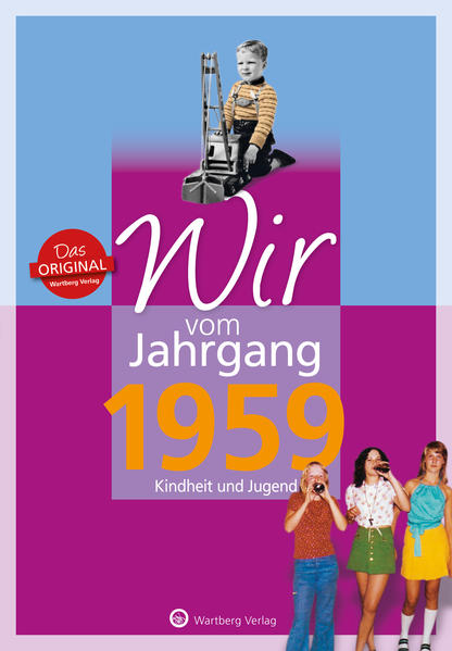 Aufgeregt und erwartungsvoll, so blickten wir damals in die Zukunft! Erinnern Sie sich mit uns an die ersten 18 Lebensjahre - an Ihre Kindheit und Jugend! Jahrgang 1959 - wir zählten zwar noch zu den 50ern, erzogen zu Sparsamkeit und Disziplin, genossen aber schon den Wohlstand und die Freiheit der 60er- und 70er- Jahre. Unsere Wegbegleiter waren Nutella und Dolomiti-Eis, Radio Luxemburg und die BRAVO, Schlaghosen und BW-Parka, David Cassidy und David Bowie. Aber auch moderne Schulen in praktischen Betonbauten, die ersten Fußgängerzonen, Wohnlandschaften und Flokatis gehörten zu unserer Kindheit und Jugend.