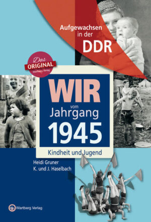 Aufgeregt und erwartungsvoll, so blickten wir damals in die Zukunft! Erinnern Sie sich mit uns an die ersten 18 Lebensjahre - an Ihre Kindheit und Jugend! Jahrgang 1945 - das bedeutet, in den letzten Kriegstagen geboren zu sein oder in den Wirren danach. Deutschland lag in Schutt und Asche, die Menschen mussten ganz von vorn anfangen. Wir Nachkriegskinder gaben uns mit wenig zufrieden und machten aus dem, was wir hatten, umso mehr. Unsere Erinnerungen reichen von Trümmerspielen bis zu Pioniernachmittagen, von Streichenmit den Nachbarskindern bis zum heimlichen Hören von ‘Westmusik’. Kind sein im Nachkriegsdeutschland war nicht immer einfach, aber trotzdem fast immer schön.