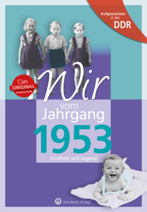 Aufgeregt und erwartungsvoll, so blickten wir damals in die Zukunft! Erinnern Sie sich mit uns an die ersten 18 Lebensjahre - an Ihre Kindheit und Jugend! Jahrgang 1953 - das war die Generation, in deren Geburtsjahr Stalin starb, die Arbeiter in der DDR den Aufstand probten und Königin Elizabeth II. gekrönt wurde. Fernsehen war nicht wichtig und in der Schule saßen wir auf harten Holzbänken. Wir lasen Karl May, dessen Bücher es offiziell in der DDR gar nicht gab, und spielten Völkerball auf der Straße. Als streitbare Pubertierende und erstmals Verliebte trugen wir Nato-Planen und Blümchenhemden. Wir hörten DT 64 und waren Beatles- oder Stones-Fans. Ja, so war sie, die Zeit bis wir erwachsen wurden!