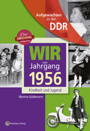 Aufgeregt und erwartungsvoll,so blickten wir damals in die Zukunft! Erinnern Sie sich mit uns an die ersten 18 Lebensjahre - an Ihre Kindheit und Jugend. Jahrgang 1956 - das war die Generation, die mit Professor Flimmrich und Meister Nadelöhr, Putzi und Ei-Shampoo aufwuchs. Muttiheft und Pionierfüller begleiteten uns durch die Schule und unser Pierre Brice hieß Gojko Mitic. Wir lasen, was die Bibliotheken hergaben und trieben jede Menge Sport. In den 70er Jahren ging’s in die Disko, wir rauchten Karo und tranken Goldbrand. Wir glaubten fest an eine gute Zukunft und nutzen jede Chance.