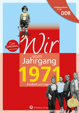 Aufgeregt und erwartungsvoll, so blickten wir damals in die Zukunft! Erinnern Sie sich mit uns an die ersten 18 Lebensjahre - an Ihre Kindheit und Jugend! Jahrgang 1971 - wir wurden geboren, als das Selbstverständnis der DDR eine Ziellinie durchbrach. Honecker kam, Ulbricht verschwand. Mit Bummi und FRÖSI erklommen wir die Stufen vom Krippen- übers Kindergarten- zum Schulkind. Fast ausnahmslos mit Halstuch und Pionierehrenwort. Unsere kleine weiße Friedenstaube flog durch gefährlich heiße Zeiten des Kalten Krieges. Wir träumten von Jeans und weiten Reisen. Bis 1989 die Mauer fiel. Gerade volljährig geworden, stand uns plötzlich die ganze Welt offen.