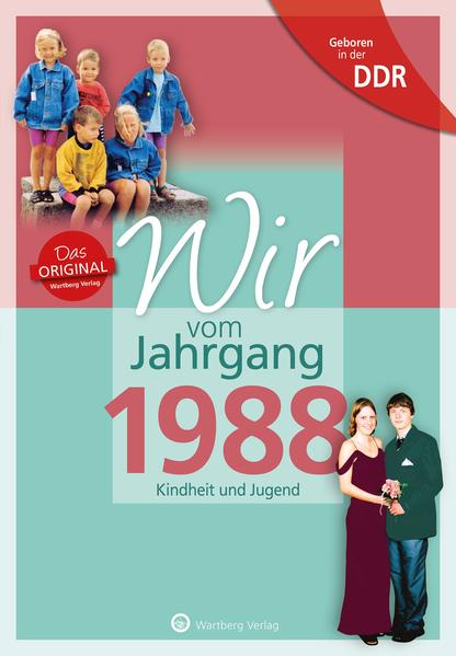 Aufgeregt und erwartungsvoll, so blickten wir damals in die Zukunft! Erinnern Sie sich mit uns an die ersten 18 Lebensjahre - an Ihre Kindheit und Jugend! Jahrgang 1988 - noch in der sozialistischen DDR geboren, wuchsen wir in die alles verändernde Wendezeit hinein. Schick in Strick im Zekiwa-Kinderwagen ausgefahren, füllten sich unsere Kinderzimmer und Kleiderschränke schnell mit bunten Westwaren. Prall gefüllte Zuckertüten und bunte Schulranzen symbolisierten unsere Einschulung. Das technische Zeitalter mit Computer, Gameboy und Digitalkamera prägte unsere Jugend. Wir erlebten die Wende, die Attentate auf das WTC, die WM im eigenen Land und wir "wurden Papst". Und plötzlich waren wir erwachsen!