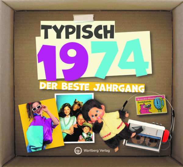 Typisch 1974 – Der beste Jahrgang Das perfekte Geschenk und persönliche Mitbringsel zum runden Geburtstag! Mit diesem wunderschön gestalteten Geschenkbuch entführen wir Sie zurück in Ihre Kindheit und Jugend. Viele zeittypische Bilder mit Schmunzelfaktor sorgen garantiert für Aha- Erlebnisse. Kurzweilige Texte zu Themen wie Spiele und Geschichten, Schule und Freizeit, Film und Fernsehen, Mode und Musik, Technik und Mobilität wecken jede Menge schöner Erinnerungen an die bunteste und prägendste Zeit im Leben. Öffne die Schatzkiste der Erinnerungen und tauche ein in die aufregende Zeit deiner Kindheit und Jugend! ➢ Ein originelles Geschenkbuch zum Geburtstag für Frauen und Männer ➢ Viele emotionale Fotos und Abbildungen aus der Zeit ➢ Spannende Infos zu Sport, Mode, Kino, Kultur, Technik … ➢ Modern gestaltetes Geschenkbuch mit 48 Seiten, Festeinband (Maße: 16,5 x 15 cm)