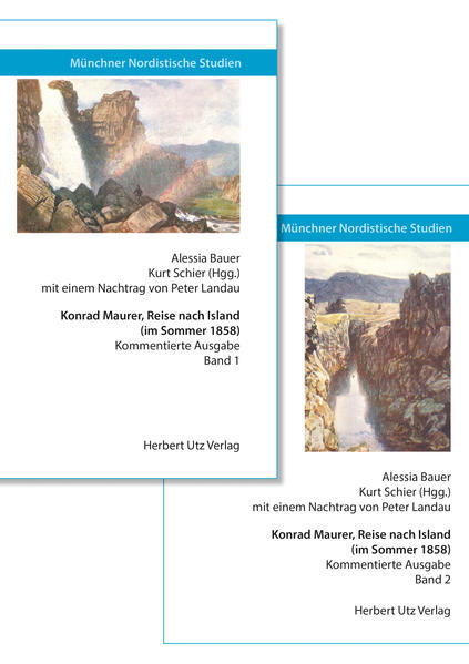 Als führender Kenner der nordischen Rechtsgeschichte und ihrer Schriftquellen – inklusive der Sagaliteratur – war Konrad Maurer (1823–1902) von Island fasziniert, das seiner Ansicht nach im Norden bestgeeignet war, um der alten Geschichte nachzuspüren. Von wissenschaftlichem Interesse geleitet, verbrachte er den Sommer 1858 auf der Insel und nutzte die Zeit, um Þingstätten, die Orte des Rechtes, in situ zu besichtigen, aber auch um sich ein Bild der zeitgenössischen Gesellschaft und ihrer Lebensart zu machen. Als Jurist hatte er sich bereits an dem isländisch-dänischen Verfassungsstreit beteiligt und sich auf die Seite der Isländer geschlagen, weswegen er intensive Kontakte zu den führenden Politikern und Intellektuellen des Landes pflegte. Im Unterschied zu den anderen Island-Reisenden, die im 19. Jh. zahlreich die Insel heimsuchten, konnte Maurer dank seiner Sprachkenntnisse Volk und Kultur viel näher kommen und sich sogar heimisch fühlen. Nach seiner Rückkehr begann er, an einem Reisebericht zu arbeiten, der für die facettenreiche Kultur – der Vergangenheit ebenso wie seiner eigenen Zeit – Zeugnis geben sollte. Die Reisebeschreibung wurde jedoch nie abgeschlossen und deren Manuskript erst Anfang der 70er Jahre wiederentdeckt. Zum ersten Mal wird der Text auf Deutsch der Öffentlichkeit zugänglich gemacht