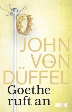 Es gibt zwei Sorten von Schriftstellern: die strahlenden Zauberer und die erfolglosen Zweifler. Der Erzähler von John von Düffels neuem Roman gehört zweifellos zu den Erfolglosen. Seit Jahren schon sitzt er »an etwas Größerem«. Doch er hat einen Förderer: Goethe. Der heißt natürlich nicht wirklich so - doch wenn irgendjemand heute Goethes Format hat, dann er. Ein Klassiker zu Lebzeiten, ein Literaturgott. Seine Lesungen gleichen Messen. Oder Rockkonzerten. Goethe überredet den Freund, ihn bei einer Veranstaltung in der Lausitz zu vertreten. Seine Assistentin bringe ihm den Ordner mit den Unterlagen gleich vorbei, der alles enthalte, was zum erfolgreichen Schreiben nötig sei. Aber Vorsicht: Es ist sein einziges Exemplar. So kommt der Erzähler in den Besitz der Goethe-Formel. Und macht gleichzeitig die Bekanntschaft von Frau Eckermann. Sind Formel und Frau bei ihm in guten Händen? ›Goethe ruft an‹ erzählt die ebenso rasante wie charmante Jagd nach dem Geheimnis des Erfolgs - und nähert sich darin auf augenzwinkernde Weise dem Schnittpunkt von Lesen und Leben.