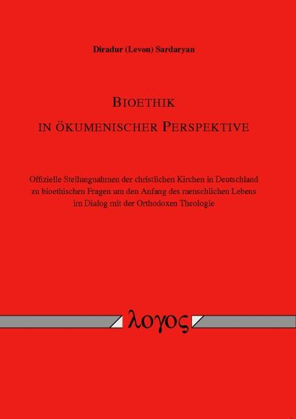 Gegenstand der Untersuchung sind, die bioethischen Fragen um den Anfang des menschlichen Lebens, wie sie von den christlichen Kirchen in Deutschland interpretiert werden. Die vorliegende Arbeit stellt sich als Aufgabe, zu überprüfen, ob in den Herausforderungen der Bioethik nicht auch eine Möglichkeit für die Einheit der Kirchen verborgen ist. In drei Teilen untersucht die Arbeit die Bedeutung der Bioethik und analysiert die kirchlichen Stellungnahmen zu bioethischen Fragen, erörtert die theologischen, anthropologischen und ethischen Grundpositionen in kirchlichen Stellungnahmen und berücksichtigt exemplarisch bioethische Fragen um den Anfang des menschlichen Lebens. Als Schlusswort werden dann die Perspektiven einer ökumenischen Bioethik zusammengefasst.