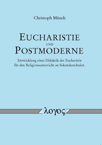 Trotz der mit der Postmoderne einhergehenden Chancen und Möglichkeiten scheint der Einzelne in seinem alltäglichen Leben oftmals auf der Suche nach erfüllendem Sinn zu sein. Eine Antwort der katholischen Kirche auf diese Sinnsuche besteht in der Feier der Eucharistie, dem großen -- und heutzutage immer öfter unverstandenen -- Geheimnis des Glaubens. Die Vermittlung des wichtigen Themas Eucharistie stellt vor allem für Religionslehrerinnen und -lehrer eine Herausforderung dar. In der "Didaktik der Eucharistie" werden konkrete Anregungen für eine praktische, kreative und schülernahe Behandlung gegeben.