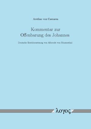 Die Apokalypse wurde im griechischen Osten erst spät kommentiert. Nur drei Kommentare des 1. Jahrtausends blieben erhalten. Der Kommentar des Arethas aus der ersten Hälfte des 10. Jh. ist deren jüngster. Er kennt die Vorläuferkommentare (Oecumenius und Andreas) und bietet eine eigentümliche Summa byzantinischer, spiritueller Gelehrsamkeit. Arethas' Kommentar wird hier das erste Mal in eine neuzeitliche Sprache übersetzt. Er bietet spannende Einblicke in die hochbyzantinische Kultur. Viele eigenwillige Deutungsvorschläge bereichern die Auslegungsgeschichte der Apokalypse.