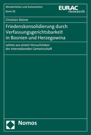 Friedenskonsolidierung durch Verfassungsgerichtsbarkeit in Bosnien und Herzegowina | Bundesamt für magische Wesen