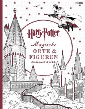 Hier findet sich alles, was das Malerherz begehrt: von Schloss Hogwarts mit seinen vielen Türmen und Erkern, über das schneebedeckte Dorf Hogsmeade bis hin zu den bunten Läden für Zaubererbedarf in der Winkelgasse. Unzählige detailreiche Illustrationen laden dazu ein, die magischen Orte und Figuren mit Stift und Pinsel selbst zu gestalten und mit Farbe zu füllen. Als Extra gibt es jede Menge farbige Szenenfotos und Konzeptentwürfe aus den Filmen.