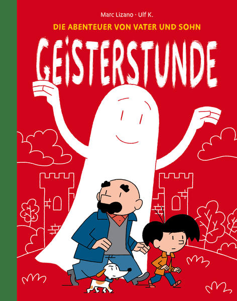 Was beginnt, wenn sich ein altes Bettlaken als Gespenst entpuppt? Ganz einfach: Das spannendste Abenteuer, das Vater und Sohn je erlebt haben! Die bekanntesten deutschen Comic- Figuren, wie sie noch nie zu sehen waren: Das erste Mal in einer buchlangen Geschichte und in Farbe! Der liebevoll gestaltete Band von Ulf K. und Marc Lizano begeistert kleine und große Leser mit einem ungewöhnlichen Gespenster- Abenteuer. Ein Bilderbuch- Vergnügen nicht nur für Väter und Söhne, sondern für die ganze Familie von 3 - 99. Mit Mitmachseiten! Erstmals ein langes Abenteuer! Erstmals komplett in Farbe! 80 Jahre nach Ohsers letzter Episode!