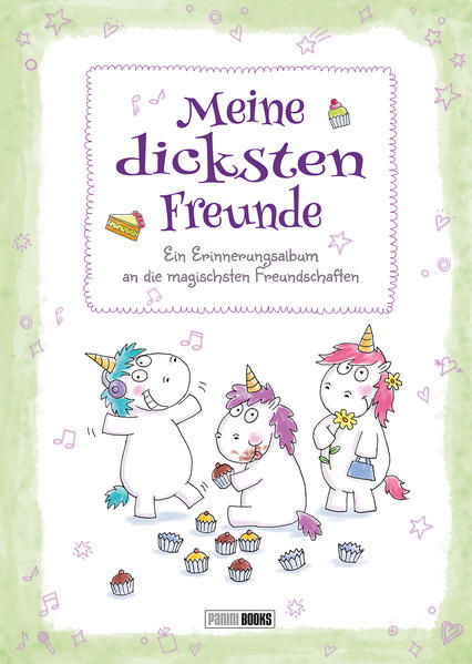 Dieses Freundebuch ist genau das Richtige für alle, die Einhörner lieben. Hier könnt ihr und eure dicksten Freunde eure Geheimnisse lüften: Wohin wolltet ihr schon immer mit eurem Einhorn reiten? Was ist euer Lieblingsnachtisch? Was ist das Unnötigste, was ihr euch je gekauft habt? Außer den Steckbriefseiten gibt es sündhaft leckere Einhornrezepte, die garantiert glücklich machen, lustige Sprüche und viel Platz für kreative Ideen und Fotos. Für regenbogenbunte Erinnerungen mit einem Hauch von Sternenstaub!