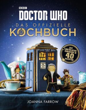 Ganz gleich, ob du eine Party planst, um zusammen mit deinen Freunden die neueste Folge von Doctor Who zu schauen, ob du eine spektakuläre Torte backen möchtest, die von innen größer ist, als sie von außen aussieht, oder zur Teezeit einen Bissen von der TARDIS nehmen willst - dies ist die ultimative Rezeptsammlung für Speisen jenseits von Zeit und Raum! Halte den Hunger mit einer Flotte Atraxi-Snax im Zaum und serviere deinen Gästen Oodkopf-Brot oder Pizza Cassandra. Gestalte dein eigenes Picknick in Asgard oder bereite eine Zygonenpastete zu, die jedem noch so abgebrühten Timelord den Atem verschlägt. Und vergiss nicht, den Rest des Universums mit köstlichem Elimi-Kuchen, Butterkeks-Lächlern oder Gallischokilutschis zu begeistern! Jedes dieser leicht umzusetzenden Rezepte enthält Schritt-für-Schritt-Anleitungen, die dir helfen, Mahlzeiten, Snacks, Kuchen und Süßigkeiten von wahrhaft außerweltlicher Qualität zuzubereiten!