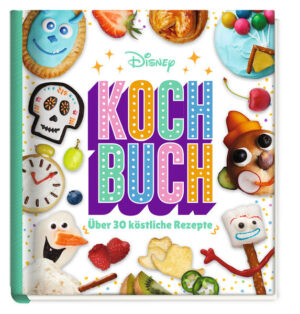 Ob süß wie Olafs Eisbecher oder herzhaft wie Woodys Cowboy-Chili - dieses Buch liefert Disney-Fans einfach zuzubereitende, köstliche Rezepte rund um das Disney-Universum. Vom Frühstück über die Geburtstagsparty bis hin zum Filmabend: Hier gibt es witzige Koch- und Backideen für jede Tageszeit und jeden Anlass. Mit über 30 Rezepten können sich kleine und große Köche ganz einfach die beliebtesten Disney-Figuren auf den Teller zaubern.