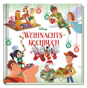 In diesem Buch finden Disney-Fans einfache und leckere Rezepte für die schönste Zeit des Jahres. Ob ein kräftiges Frühstück vor dem Schneespaziergang oder köstliche Snacks für den weihnachtlichen Filmabend - mit über 25 Rezepten können sich kleine und große Köche gemeinsam mit den beliebtesten Disney-Figuren die perfekten Gerichte für die kalte Jahreszeit auf den Teller zaubern. Und das Beste: Für ausgewählte Rezepte gibt es Geschenkanhänger. Also einfach die Rezeptzutaten in ein Glas schichten, Anhänger ausschneiden, und fertig ist das Weihnachtsgeschenk! MIT DIESEN REZEPTEN -Elsas Käse-Makkaroni -Schneegestöber im Glas -Dalamatiner-Pfannkuchen -Monstermäßige Müsliriegel -Olafs Minipizza -Simbas Dschungelbrownies - Winnie Puuhs Honigschnecken ... und vielen weiteren leckeren Rezepten!