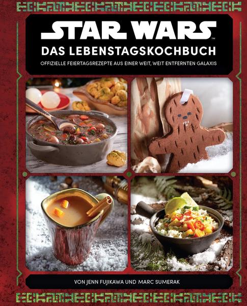 Zelebriert mit dieser grandiosen Sammlung von 50 Rezepten und Bastelanleitungen den Lieblingsfeiertag aller Wookiees: den Lebenstag! Der bekannte Chefkoch Strono »Cookie« Tuggs präsentiert euch authentische Lebenstagsgerichte vom Wookiee-Heimatplaneten Kashyyyk. Doch mit diesem Kochbuch begeht ihr nicht bloß den berühmtesten Feiertag der Galaxis, sondern auch die traditionellen Festlichkeiten von Planeten wie Endor, Mon Cala, Alderaan und vielen anderen! Diese Speisen und Getränke, darunter solche Köstlichkeiten wie u. a. Mynock süßsauer, Wroshyr-Auflauf, Eopie-Braten, Kublag-Curry und Bantha Surprise, eignen sich perfekt für Köche jeder Erfahrungsstufe. Außerdem zeigt Cookie euch, wie ihr familienfreundliche Dekorationen wie z. B. eure eigenen Lebenstagskugeln und Wookiee-Gewänder anfertigt, um euren Lebenstag zu feiern, auch wenn ihr nicht auf Kashyyyk seid. Dieses Buch hilft euch, die Botschaft von Freundschaft und Liebe, die diesen ganz besonderen Feiertag ausmacht, auch außerhalb eurer heimischen Küche zu verbreiten!