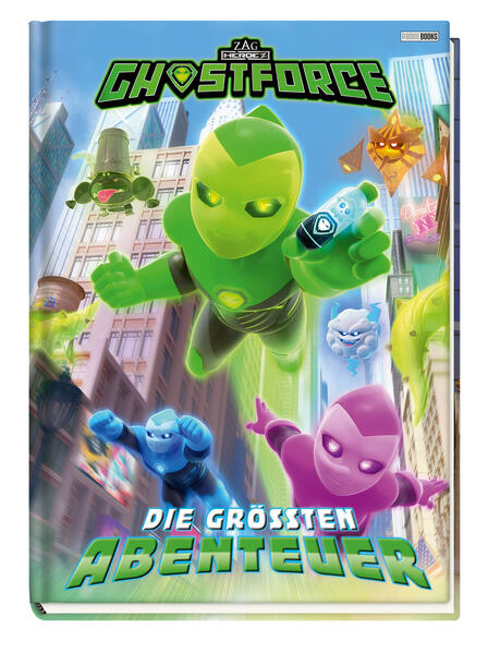 New York City wird von drei gefährlichen Geistern heimgesucht: Pharaok, Trashotic, Raijin! Pharaok verwandelt die Einwohner in Mumien, Trashotic verbreitet bestialischen Gestank, und Raijin legt mit seinen Kurzschlüssen die ganze Stadt lahm. Nur gut, dass es die Ghostforce gibt: drei ungewöhnliche Superhelden, die die Quälgeister zur Strecke bringen und nebenbei mit dem ganz normalen Wahnsinn des Schülerdaseins fertig werden müssen. Drei spannende Gostforce- Geschichten in einem Band!