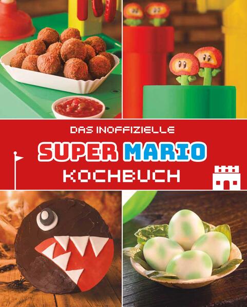 LASST UNS KOCHEN! Super Mario ist ein Phänomen. Seit über 35 Jahren begeistert der kultige Klempner mit der blauen Latzhose, der roten Mütze und dem mächtigen Schnurrbart Videospielfans in allen Winkeln der Erde. Und bei so vielen virtuellen Welten, die es zu erkunden gilt, gibt es dort wesentlich mehr zu knabbern als 1-Up-Pilze! Mario sagt: »Wenn’s keine Pasta ist, zählt’s nicht!« Dabei hat das Pilzkönigreich unzählige kulinarische Köstlichkeiten zu bieten, vom legendären Schlemmereintopf über Feines Futter und Whacka-Braten bis hin zum berühmt-berüchtigten Fehlschlag. Mit 60 originellen, familienfreundlichen Gerichten rings um beliebte Charaktere wie Yoshi, Donkey Kong, Prinzessin Peach, Bowser, Luigi und - natürlich - Mario hat diese einzigartige Rezeptsammlung etwas für jeden zu bieten - nicht bloss für Mampf T. Denn der isst bekanntlich alles … Von SPIEGEL-Bestsellerautor Tom Grimm, Gewinner des Gourmand - World Cookbook Award! Mit 60 ikonischen Rezepten, darunter u. a. • Yoshi-Eier • Bob-Omb-Pralinen • Piranha-Pflanzen • Kettenhund-Kuchen • Bratpilz • Schlemmereintopf • Feuerblumen • Koopasta