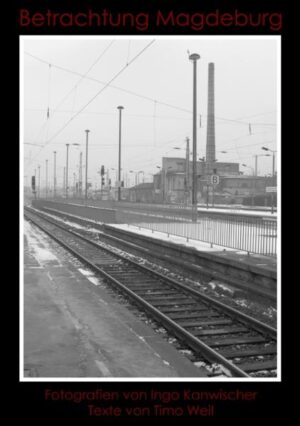 "Dieses Buch zeigt diejenigen Eindrücke der Stadt Magdeburg, die man in klassischen Bildbänden eher selten findet. Industriearchitektur, Fundstücke am Wegesrand und die Auseinandersetzung mit modernen Architekturelementen prägen die Fotografien Ingo Kanwischers. Zu den Bildern verfaßte Timo Weil lyrische Texte, die den Betrachter zum Nachdenken bringen, Gefühle in ihm wecken. Die Sammlung bildet in ihrer Vielfalt und Abwechslung eine Einheit und lädt sowohl zum Blättern als auch zum Innehalten ein."