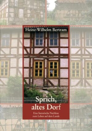 Die 60er Jahre bedeuteten einen tiefgreifenden Wandel für die dörfliche Lebenswelt: Die entschiedene Kursnahme Richtung Industriestaat löschte das traditionelle Dorfleben rigoros aus. Es verschwand die althergebrachte bäuerliche Kultur mit ihrem harten Alltag, der einband, aber auch ausschloss. Auch die Jahrhunderte währende, die Hälfte des Jahres bestimmende Selbstversorgung wurde Geschichte. Mit beider Hinscheiden zerriss überdies ein Netz an eigentümlicher Kommunikation. In ¨Sprich, altes Dorf¨ steigt Heinz-Wilhelm Bertram hinab in eine längst versunkene Welt und erweckt die Helden von damals noch einmal zum Leben. Hatten die ebenso genügsamen wie bärbeißigen Bauern, Holzschneider und Pilzsucher ihr Tagewerk erledigt, so wurden der Holzkasten oder die Vorgartenlaube zu Orten reger Gespräche. In der Abendruhe kam der geisterhafte Schleppschritt der Kühe zu seinem Recht und in der alten Scheune begann es vor sonderbaren Anwandlungen beinahe zu knistern ¨ so wesenhaft war das Dorf. Noch kaum stand sein Wandel jemals in solch scharfen Konturen vor Augen wie in diesem feinfühligen literarischen Zeugnis.