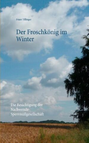 Vorsicht, Satire, aber vom Satyr. Dieses Buch handelt vom ganz normalen Irrsinn des Lebens. Es geht um Liebe, Sex und Malerei, um Literatur und Philosophie, um Religion, Esoterik, Werbung, um Lebenslügen, verlogene Gesellschaftsentwürfe, falsche Maximen, wie man sie auslebt oder auch totreitet. Ein Report zur Selbstverständigung, der unserer Gesellschaft an Hand ihres abgeworfenen Humanmülls aus der Abfalltonne heraus rekonstruiert. Ein Erinnerungsgerüst, behängt mit den faulen, aber glänzend polierten Früchten sehr zweifelhafter Erkenntnisse, unpassender Weisheiten, abstrusen Ideen, hirnrissiger Beweisführungen und höherem Blödsinns. Ein Abriss über den Mann in verschiedenen Lebensaltern in dieser Gesellschaft, demonstriert am untauglichen Objekt in untypischer Umgebung und in unpassenden Situationen. Der Text eines Autors, der rauschhaft erzählsüchtig, dabei nicht immer bei sich zu sein scheint, selbst wenn er anwesend, mit einer Sache beschäftigt, darüber, in ihr drin oder sonstwie mit ihr befasst sein sollte, der sich gern verfranzt und deshalb auch nicht immer und bestimmt nicht in jedem Fall wieder zurückfinden will. Das Panorama des Idiotenzirkus der Nachwende-Sperrmüllgesellschaft